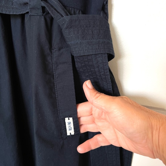 Converse One Star Navy Blue Shirt Dress Size S - Picture 11 of 12